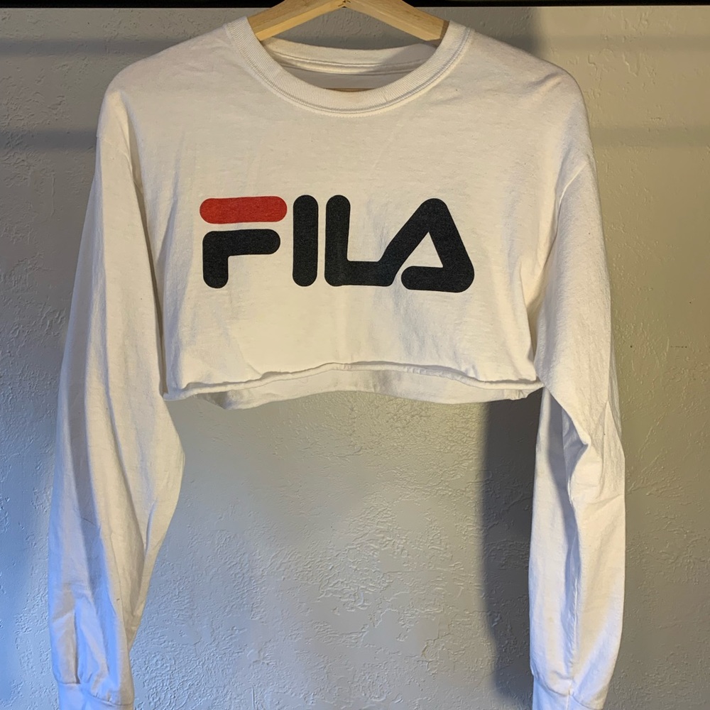 Dial crop long sleeve